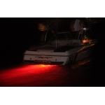 SUBAQUA UNDERWATER LED LIGHT FOUR RED 3-WATT LED'S WIDE BEAM