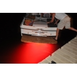 SUBAQUA UNDERWATER LED LIGHT FOUR RED 3-WATT LED'S NARROW BEAM
