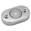 FLAT MOUNT WHITE LED BILLET POD