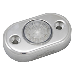 FLAT MOUNT WHITE LED BILLET POD