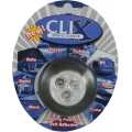 BLACK BATTERY POWERED 3 LED CLIX POD