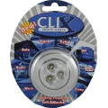 CHROME BATTERY POWERED 3 LED CLIX POD