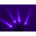 4 PACK SINGLE LED'S WITH 3 FOOT CORD PURPLE