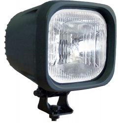 4" SQUARE BLACK 35 WATT HID EURO BEAM LAMP