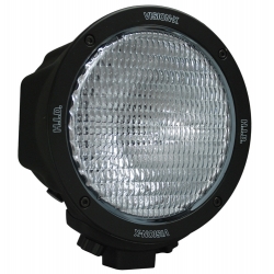 6.7" ROUND BLACK 50 WATT HID COMPOSITE FLOOD BEAM LAMP