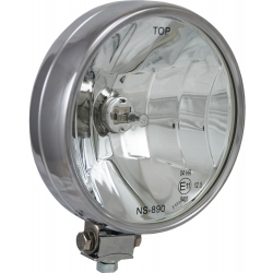 6" CHROME 100 WATT HALOGEN OFF ROAD LAMP EURO BEAM LAMP