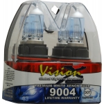 9004 45/65 WATT HI/LOW BEAM DOT APPROVED SUPERWHITE BULB SET