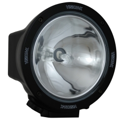 6.7" ROUND BLACK 100 WATT TUNGSTEN SPOT BEAM LAMP