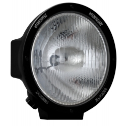 8.7" ROUND BLACK 100 WATT TUNGSTEN EURO BEAM LAMP