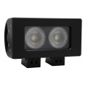 6" REFLEX LED BAR BLACK TWO 10-WATT LED'S 45°/15° ELLIPTICAL BEAM
