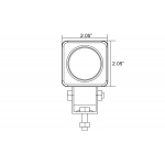 2" SOLSTICE SOLO WHITE 10-WATT LED POD 15° MEDIUM BEAM