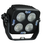 4" SQUARE SOLSTICE BLACK FOUR 10-WATT LED 35° WIDE BEAM LAMP