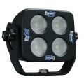 4" SQUARE SOLSTICE BLACK FOUR 10-WATT LED 35° WIDE BEAM LAMP