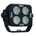 4" SQUARE SOLSTICE BLACK FOUR 10-WATT LED 35° WIDE BEAM LAMP