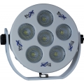 6" ROUND SOLSTICE WHITE SIX 10-WATT LED 35° WIDE BEAM LAMP