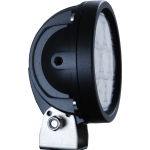 4" ROUND UTILITY MARKET BLACK WORK LIGHT SEVEN 3-WATT LED'S 60 DEGREE EXTRA WIDE BEAM, 1,500 Lumens