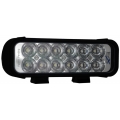 8" LED LIGHT BAR BLACK TWELVE 3-WATT LED'S EURO BEAM