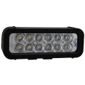 8" XMITTER ELITE LED BAR BLACK TWELVE 3-WATT LED'S FLOOD BEAM