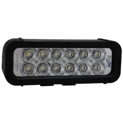 8" XMITTER ELITE LED BAR BLACK TWELVE 3-WATT LED'S EURO BEAM