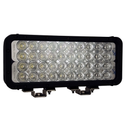 12" XMITTER ELITE DOUBLE LED BAR BLACK 40 3-WATT LED'S FLOOD