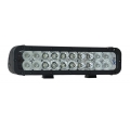 12" XMITTER ELITE LED BAR BLACK TWENTY 3-WATT LED'S EURO BEAM