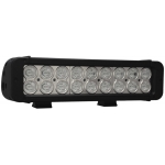 11" XMITTER PRIME LED BAR BLACK EIGHTEEN 3-WATT LED'S 10 DEGREE NARROW BEAM