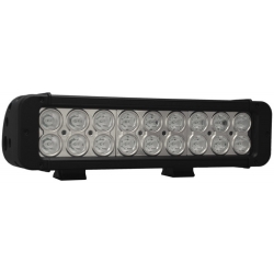 11" XMITTER PRIME LED BAR BLACK EIGHTEEN 3-WATT LED'S 40 DEGREE WIDE BEAM