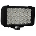 8" XMITTER PRIME DOUBLE STACK LED BAR BLACK TWENTY FOUR 3-WATT LED'S 10 DEGREE NARROW BEAM