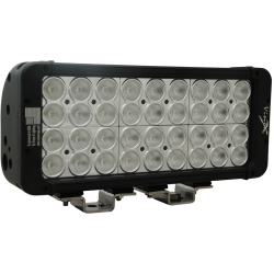 11" XMITTER PRIME DOUBLE STACK LED BAR BLACK THIRTY SIX 3-WATT LED'S 40 DEGREE WIDE BEAM