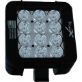 5" XMITTER PRIME DOUBLE STACK LED BAR BLACK TWELVE 3-WATT LED'S 40 DEGREE WIDE BEAM