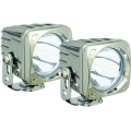 OPTIMUS SQUARE CHROME 1 10W LED 10� NARROW KIT OF 2 LIGHTS