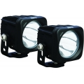 OPTIMUS SQUARE BLACK 1 10W LED 10� NARROW KIT OF 2 LIGHTS