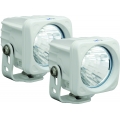 OPTIMUS SQUARE WHITE 1 10W LED 20� MEDIUM KIT OF 2 LIGHTS