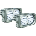 OPTIMUS SQUARE CHROME 2 10W LEDS 10� NARROW KIT OF 2 LIGHTS