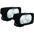 OPTIMUS SQUARE BLACK 2 10W LEDS 20� MEDIUM KIT OF 2 LIGHTS