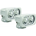 OPTIMUS SQUARE WHITE 2 10W LEDS 60� FLOOD KIT OF 2 LIGHTS