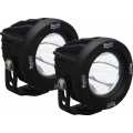 OPTIMUS ROUND BLACK 1 10W LED 10� NARROW KIT OF 2 LIGHTS