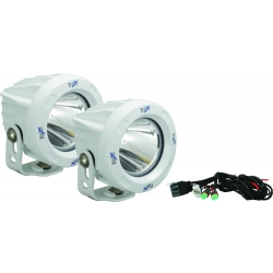 OPTIMUS ROUND WHITE 1 10W LED 10� NARROW KIT OF 2 LIGHTS