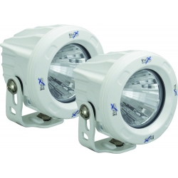 OPTIMUS ROUND WHITE 1 10W LED 20� MEDIUM KIT OF 2 LIGHTS